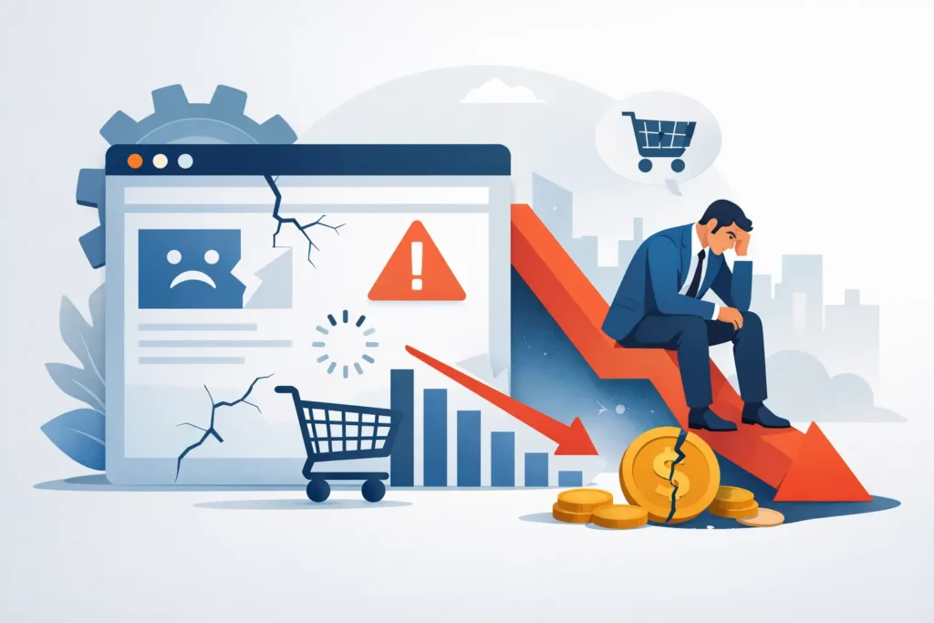 Can Website Problems Hurt Sales? Yes
