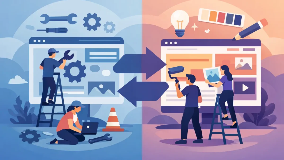 Website Maintenance or Redesign? How to Decide
