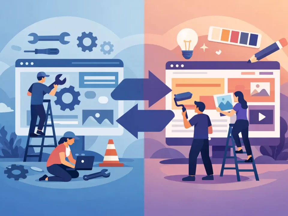 Website Maintenance or Redesign? How to Decide