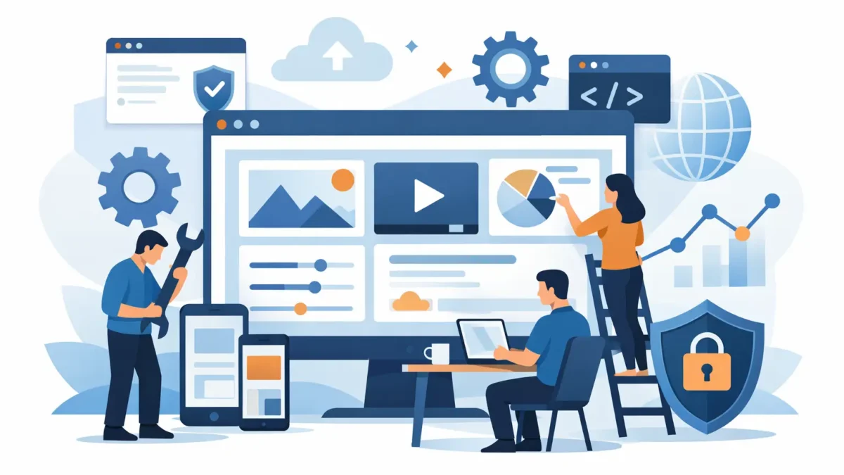 What a Website Management Service Covers