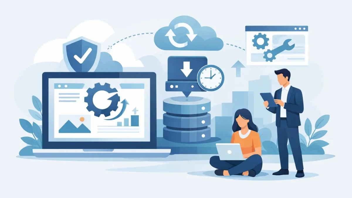 Website Backup and Update Service for Small Firms