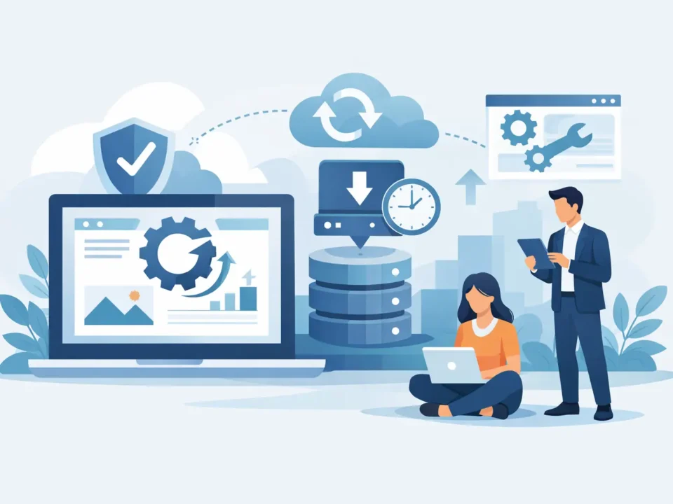 Website Backup and Update Service for Small Firms