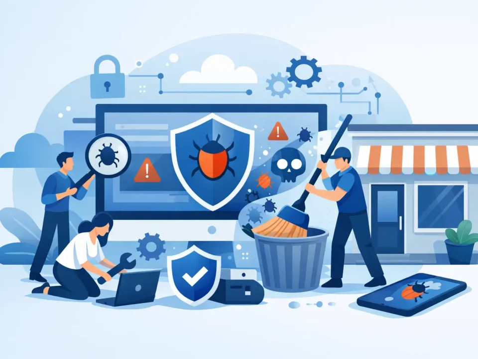 A Malware Cleanup Example for Small Businesses