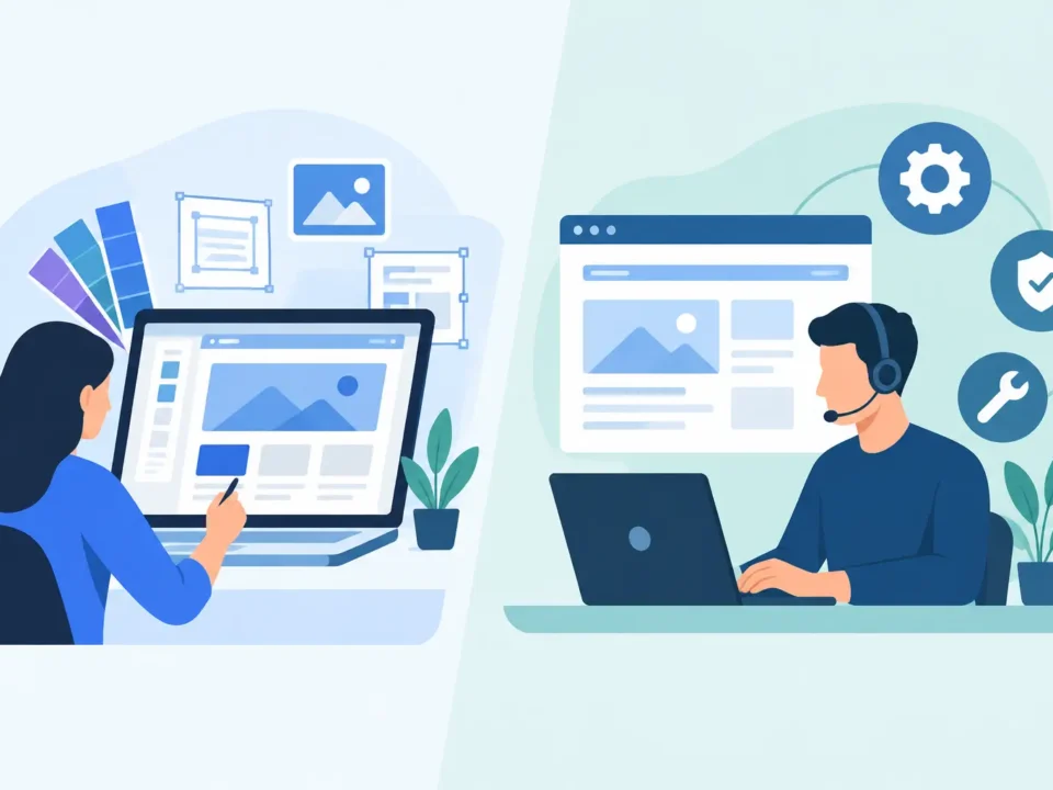 Website Support Versus Web Design Explained